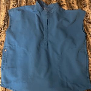 Figs Alps Blue Medium Rafaela Top